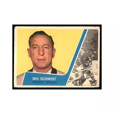 1963 Topps Milt Schmidt Boston Bruins #1 • $19