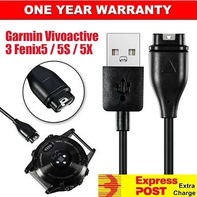 USB Charging Cable For Garmin Forerunner 45/45S/245/245 MUSIC/745/945/Vivosport • $7.95