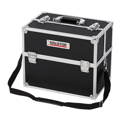 Flight Case Toolbox Tool Case Cantilever 16 Compartments With Carrying Strap • £41.90