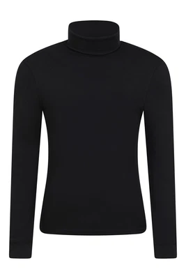 £16.99 • Buy Mountain Warehouse Mens Cotton Roll Neck Base Layer Thermal Top 100% Cotton Ski