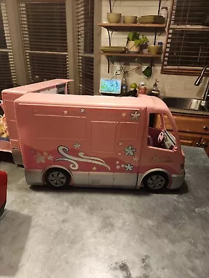 2006 Barbie Hot Tub Party Bus Motorhome With Sound And Lights Camper RV Mattel • $55