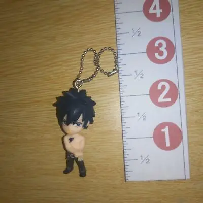 A47802 Fairy Tail Mascot Key Chain Strap Gray Fullbuster • £8.67