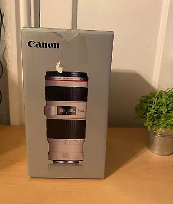 Canon EF 70-200mm F/4L IS USM Lens Boxed With Hood Bag And UV Filter. • £369