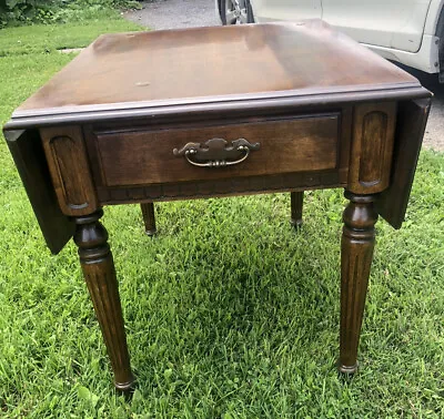 Maple Ethan Allen Dropleaf End Table  Mint • $149