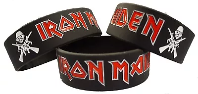 Iron Maiden Silicon Rubber Wristband - 20mm Wide • £2.85