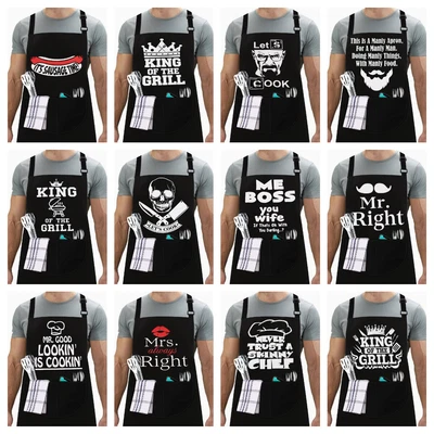 Chef Kitchen Apron BBQ Baking Catering Cooking Craft Apron For Men Women Ladies • £6.55