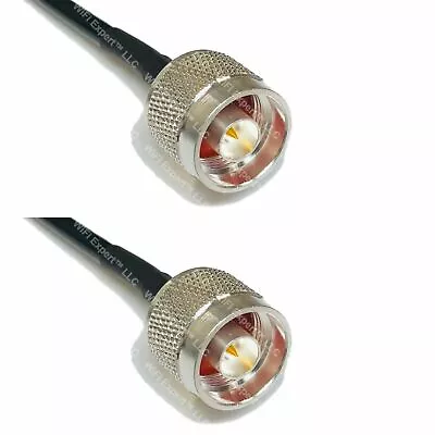 USA-CA 25-100ft LMR240 UF N MALE To N MALE Coaxial RF Pigtail Cable • $78.17