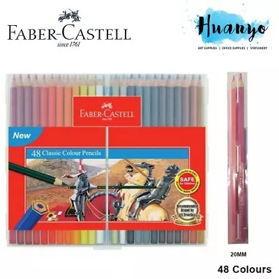 Faber-Castell Classic 48 Colour Pencil Set (Wonderbox Slim Flexi Case) • $20