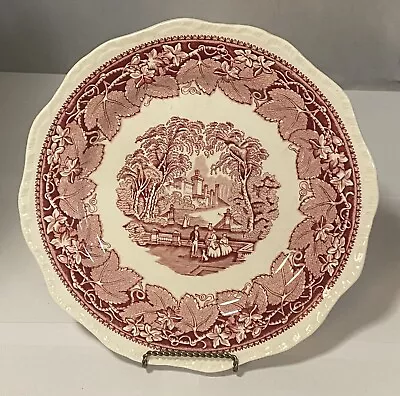 Mason's Vista Transferware IronStone Dinner Plate Vista Pink ~ Multiple Avail • $11.99