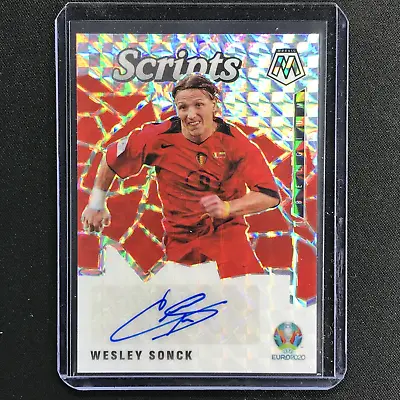 2020-21 Mosaic UEFA Euro WESLEY SONCK Scripts Auto Mosaic Silver #WS • $13.04