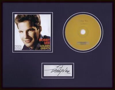 Bobby Vee Signed Framed 11x14 Golden Greats CD & Photo Display • $124.99