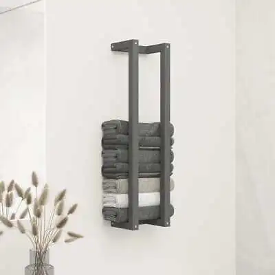 £52.82 • Buy Towel Rack Grey 23x18x90 Cm Solid Wood Pine
