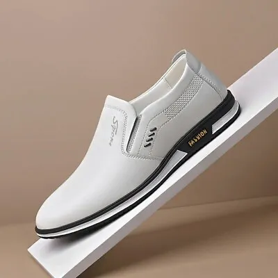 Fashion Men's Casual Formal Shoes Loafers Slip On Flats Driving Male Footwear • $37.82