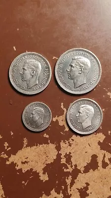 1942 Great Britain Maundy Set 1D Thru 4D Uncirculated Mintage 1231          2034 • $265