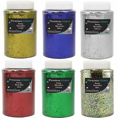 1mm Cut XL Chunky Glitter Shakers Or Bags - School Crafts Premium Grade 0.040 • £5.99