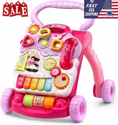 VTech Sit-to-Stand Learning Walker (Frustration Free Packaging) Pink  • $26.77