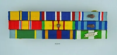 Air Force Vietnam War Service With Commendation - 9 Ribbon Bar • $31.95