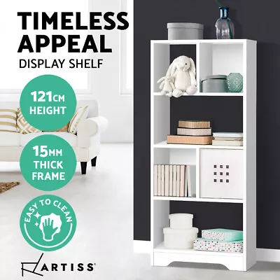 Artiss Display Shelf Bookcase Cube Storage Cabinet Bookshelf Bookcase White • $44.95