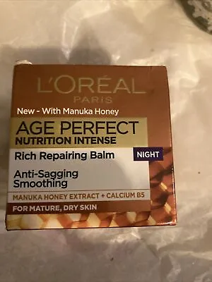 Loreal Age Perfect Intensive Rich Repairing Balm Cream With Manuka Honey 50 Ml • £9