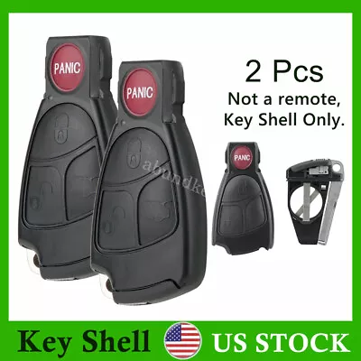 2 For Mercedes Benz C230 C240 C280 C320 C350 Key Fob Remote Case Shell + Blade • $14.89