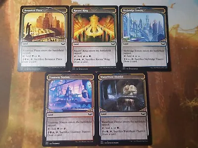 5x CAPENNA DUAL-LANDS - SHOWCASE - New Capenna - MTG - Magic The Gathering • £2.99