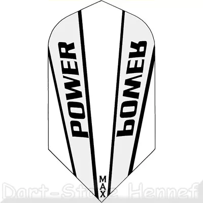 £3.46 • Buy 6 Dart Flights McCoy MAX Power, Slim, White, 150 Micron