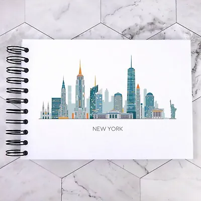 NEW YORK A3/A4/A5/Square Travel Holiday Scrapbook Memory Photo Album • £7.99