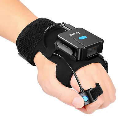 Eyoyo 2D Bluetooth Barcode Scanner Wearable Glove Left&Right Hand QR Code Reader • $81.39