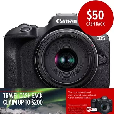 Canon EOS R100 (18-45) Camera Kit • $948.85