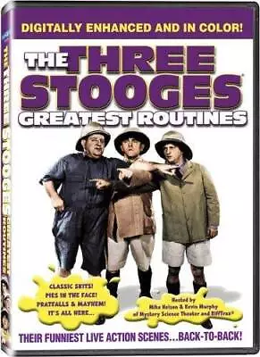 The Three Stooges: Greatest Routines - DVD By Moe Howard - VERY GOOD • $5.40