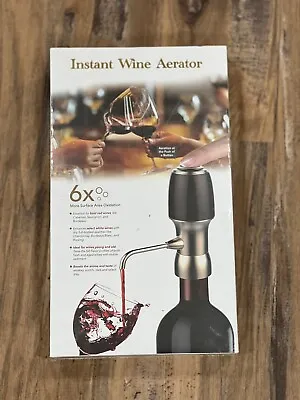 Vinoall Wine Aerator. Instant Wine Aerator New In Box 6X More Surface Area Oxi • $19.99