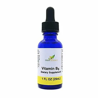 Liquid Vitamin B6 Extract Alcohol Free 1 Oz - Herb-Science • $21.95