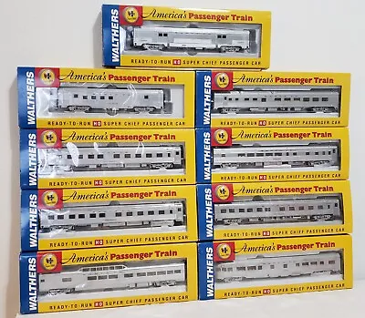 ATSF Santa Fe Super Chief 9 Car Set - Walthers - HO Scale  • $599.99