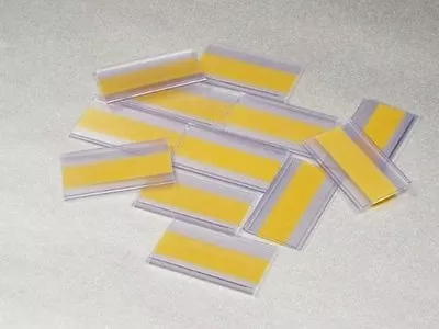 £26.98 • Buy 100 X EPOS Self Adhesive Data Ticket Strip Label Price Holder 38mm H X 70mm L