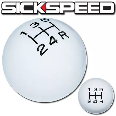 White/black Vintage Shift Knob 5 Speed Short Throw Shifter Selector 12x1.25 K03 • $26.88