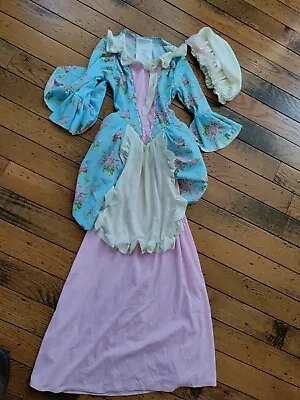 Colonial Lady/Betsy Ross California Costume M 44  Mother Hubbard Mop Hat Theatre • $17.99