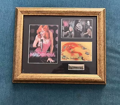 Confessions Tour Madonna Limited Edition Presentation- No 6/50 Worldwide. Framed • $37.29