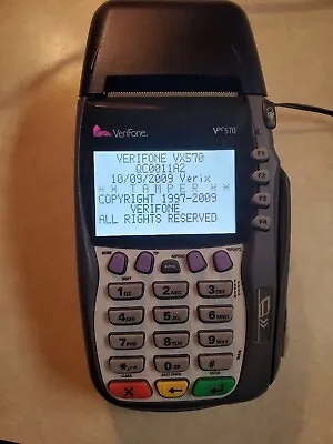 VeriFone VX570 Omni 5700 Credit Card Terminal No Chip  • $15