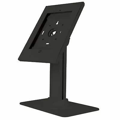 IPad 2 3 4 Anti Theft Secure Desk Stand Lockable Exhibition Display Mount Black • £56.92