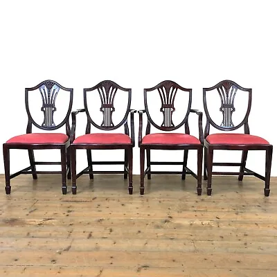 £495 • Buy Set Of Four Reproduction Mahogany Dining Chairs (M-2528) - FREE DELIVERY*