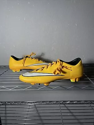 Nike Mercurial Soccer Cleats Size 11 Mens Yellow • $33