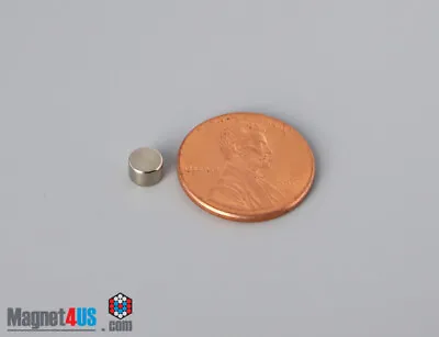 3/16 Dia X 1/8  N45/N52 4.8x3.2mm Rare Earth Neodymium Tiny Round Disc Magnets • $49.99