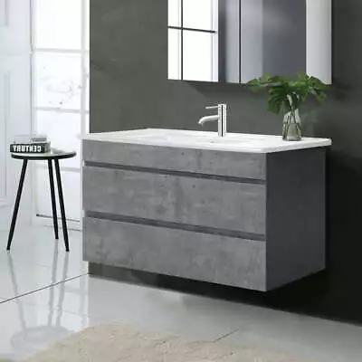 Cefito Vanity Unit 915mm With Basin Grey • $305.91