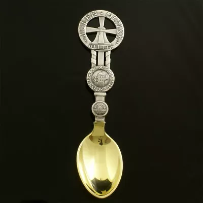 Danish Gilded Christmas Spoon 1920 - A. Michelsen • $149