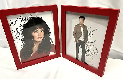 Two Autographed Colored Pics Of Donny & Marie Osmond From Their LV Show • £67.51