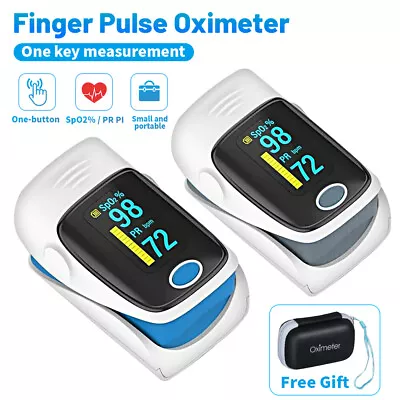 FDA Finger Tip Pulse Oximeter Blood Oxygen Heart Rate Monitor SPO2 PR OLED NA • $17.99