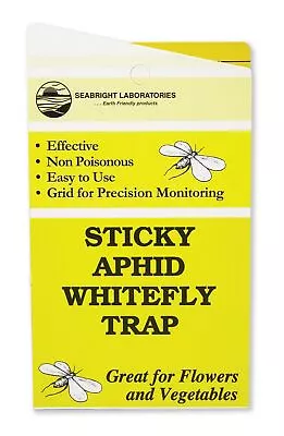 Yellow Sticky Aphid Whitefly Trap Pack Of 15 • $36.11