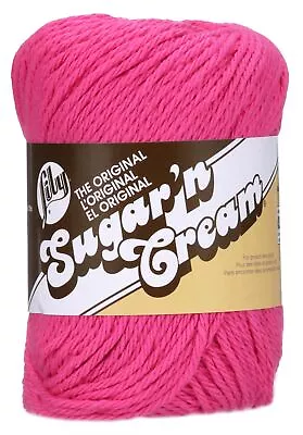 Lily Sugar'n Cream Yarn - Solids 100% Cotton 1/Pkg • $7.01