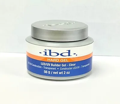 IBD - LED/UV Builder Nail Gel - CLEAR (2 Oz/56 G) - Lot Of 17 Jars X 2oz = 34oz • $339