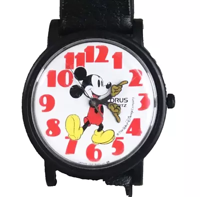Disney Lorus Mickey Mouse Watch! Points To Time! New! • $30